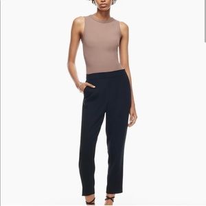 Aritzia/Wilfred Pants Conan Cropped - Black Size 8